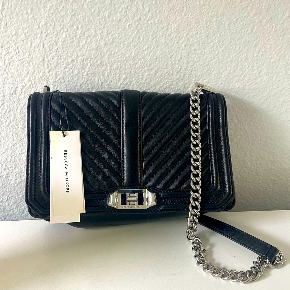Rebecca Minkoff Love Chevron Quilted Crossbody Bag